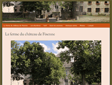 Tablet Screenshot of fermeduchateaudefisenne.be